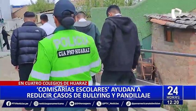 Huaraz: implementan “comisarías escolares” para combatir casos de bullying y pandilla en colegios