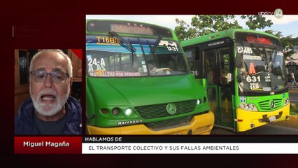 El transporte colectivo y sus fallas ambientales: Miguel Magaña