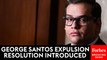 Resolution To Expel George Santos Introduced On House Floor By Fellow New York Republican