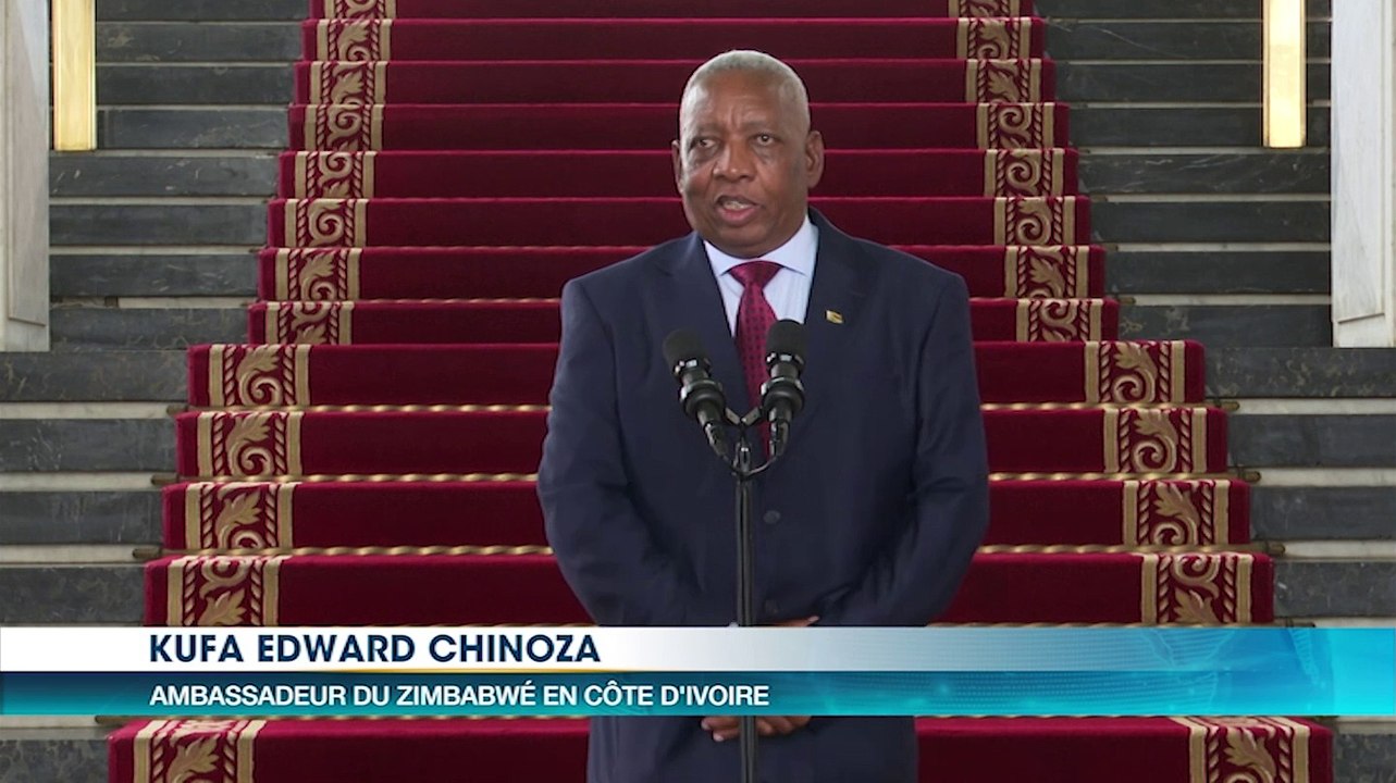 Cérémonie de présentation de lettres de créances de nouveaux ambassadeurs en Côte d'Ivoire