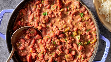 You Need Smoked Ham & Andouille Sausage For Unforgettable Red Beans & Rice
