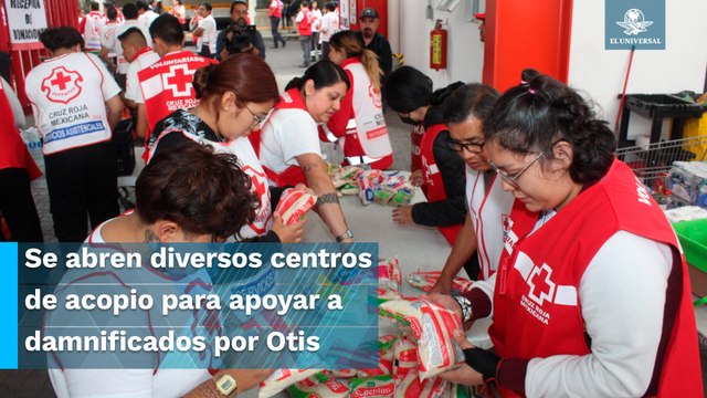 Estos son los centros de acopio en la CDMX para donar a damnificados por Otis