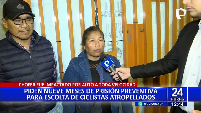 Panamericana Sur: Fiscalía pide prisión preventa para escolta de ciclistas atropellados