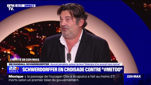 Randall Schwerdorffer (avocat pénaliste) sur #MeToo: La parole d'une femme, y compris quand elle accuse, n'est jamais une preuve. Elle ne vaut pas plus que celle d'un homme