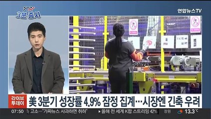 [3분증시] 뉴욕증시, 美 성장률 강세에도 하락…나스닥 1.76%↓