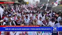 Más de 1400 alcaldes exigen aumento de presupuesto en las diversas regiones del Perú