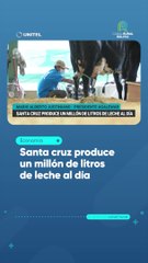 Santa cruz produce un millón de litros de leche al día