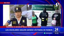 Capturan a delincuente que robaba a escolares en Villa El Salvador