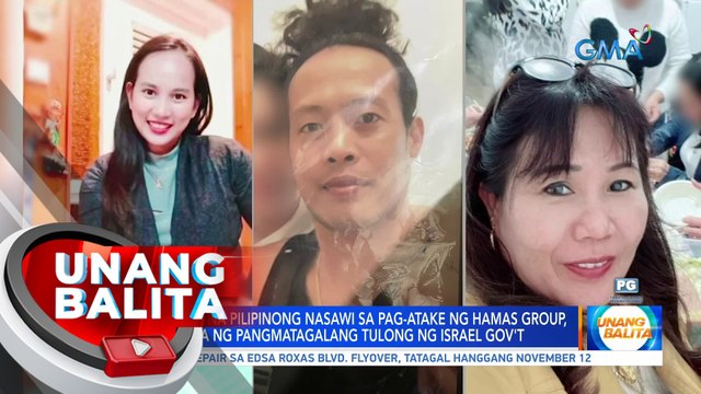 Pamilya ng 4 na Pilipinong nasawi sa pag-atake ng Hamas group, makakakuha ng pangmatagalang tulong ng Israel Gov't | UB
