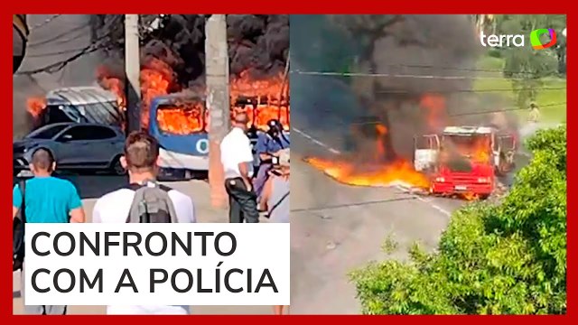 27 ônibus são incendiados após morte de miliciano no Rio de Janeiro