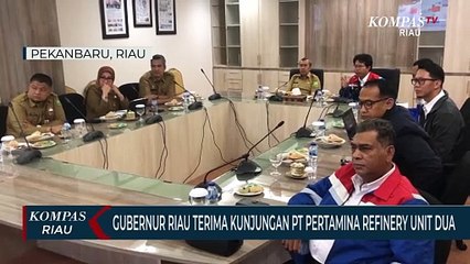 Gubernur Riau Terima Kunjungan PT. Pertamina Refinery Unit Dua Dumai Terkait Buffer Zone