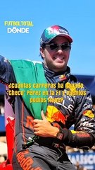 ¿Cuántas carreras ha ganado 'Checo' Pérez en la F1 y cuántos podios tiene?