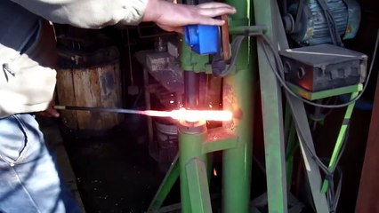 18.Damascus steel from Grover washers - blade