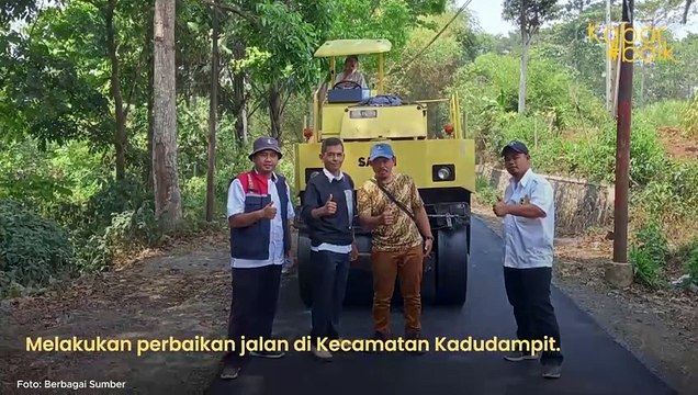 JALAN CIPETIR-KOPENG KECAMATAN KADUDAMPIT SUKABUMI DIPERBAIKI, MOBILITAS MASYARAKAT MAKIN LANCAR DAN NYAMAN