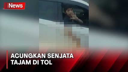 Viral Pengendara Acungkan Senjata Tajam di Tol Jakarta-Tangerang, Polsi Tangkap Pelaku