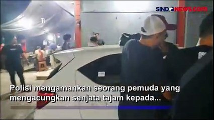 Polisi Ringkus Pengendara yang Viral Acungkan Senjata Tajam di Tol Jakarta-Tangerang