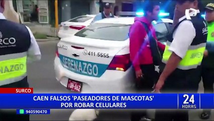 Surco: delincuentes se hacen pasar por paseadores de perros para robar a peatones