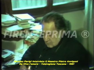 Narciso Parigi intervista il Maestro Pietro Annigoni - Teleregione Toscana - 1981