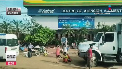 “En mi casa no hay comida, pero no por eso voy a robar”: Así continúa la rapiña en Acapulco