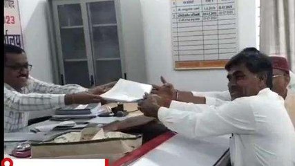 विदिशा: शमशाबाद विधानसभा से किसान नेता ने निर्दलीय भरा नाम नामांकन पत्र