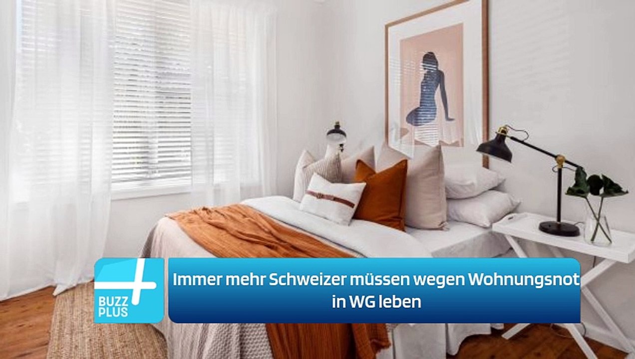 Immer mehr Schweizer müssen wegen Wohnungsnot in WG leben