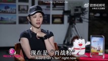 [ENG SUB] Actress Zhang LingXin talks about Xiao Zhan