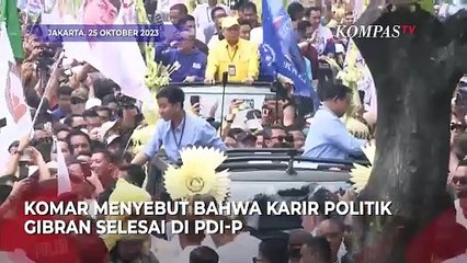 PDIP: Secara De Facto Keanggotaan Gibran Telah Berakhir Usai Jadi Cawapres Prabowo