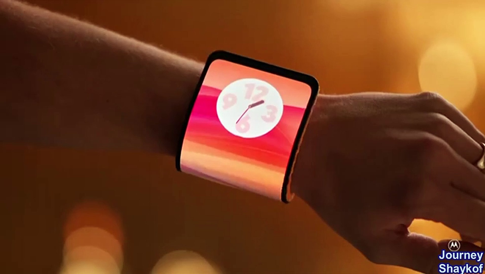 The concept of a new flexible smartphone from Motorola