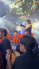 Handheld Smoke Machine Sends Woman Flying