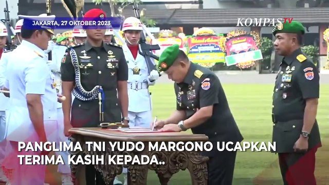 Kata Panglima TNI Usai Sertijab KSAD: Bicara Soal Netralitas Pemilu 2024