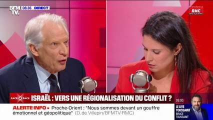 Dominique de Villepin sur Israël: "Les Occidentaux doivent ouvrir les yeux sur l'ampleur du drame historique qui se joue devant nous"
