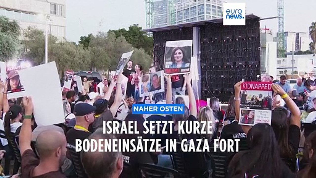 Israel will kurze Panzer-Einsätze im Gazastreifen fortsetzen