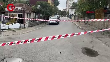 Korku dolu anlar... Rögarda patlama meydana geldi, yolda göçük oluştu!