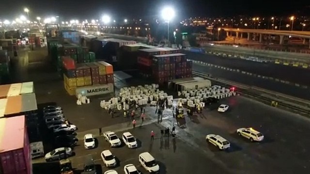 Mersin Limanı’nda muz konteynerinden 610 kilogram kokain çıktı