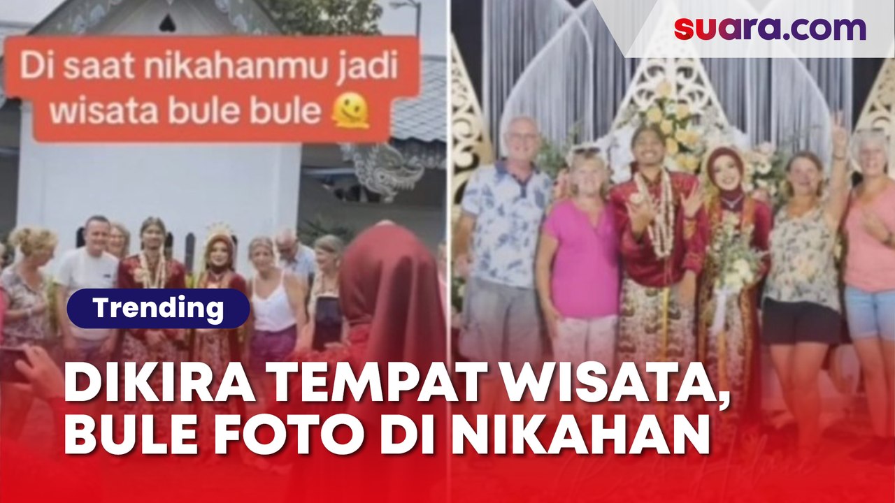 Acara Pernikahan Dikira Wisata, Rombongan Bule Ini Minta Foto Bareng
