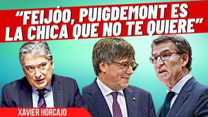 Tirón de orejas de Xavier Horcajo a Feijóo: “¡No ganas peloteando a Puigdemont!”