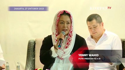 Momen Yenny Wahid Lantunkan Tembang Jawa di Deklarasi Dukungan ke Ganjar-Mahfud MD