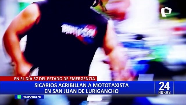 SJL: sicarios acribillan a mototaxista por presunto cobro de cupos