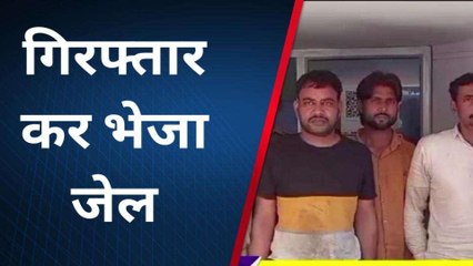 फिरोजाबाद: पुलिस ने गौ तस्करों को किया गिरफ्तार, किया ये हाल