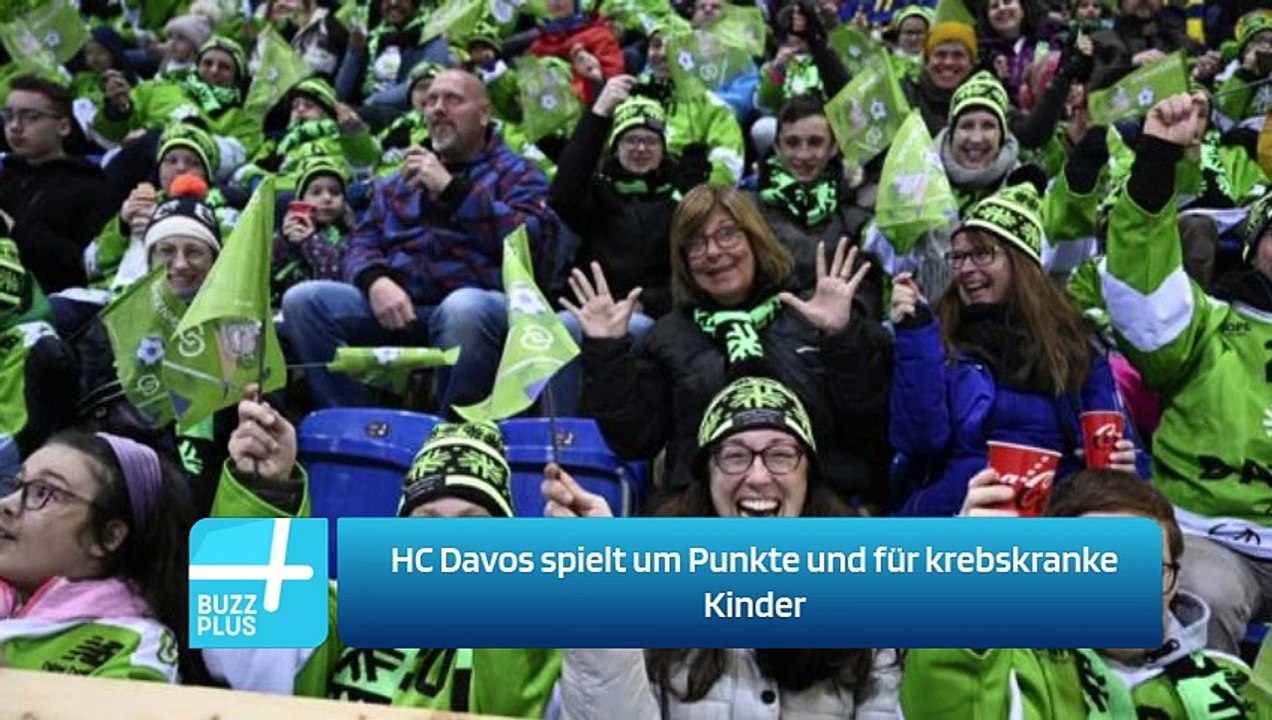HC Davos spielt um Punkte und für krebskranke Kinder