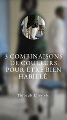 3 EXCELLENTES COMBINAISONS de COULEURS pour votre STYLE