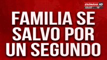 Guerra en Medo Oriente: se salvan por segundos de ser alcanzados por un misil