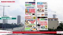 Titrologue du Vendredi 27 octobre-2e section de l'autoroute Y4: le Premier ministre Mambé donne 45 jours pour finir les travaux  off
