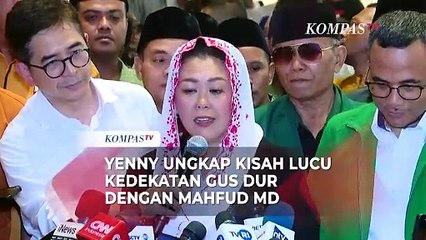 Yenny Ungkap Cerita Lucu Kedekatan Gus Dur dengan Mahfud MD