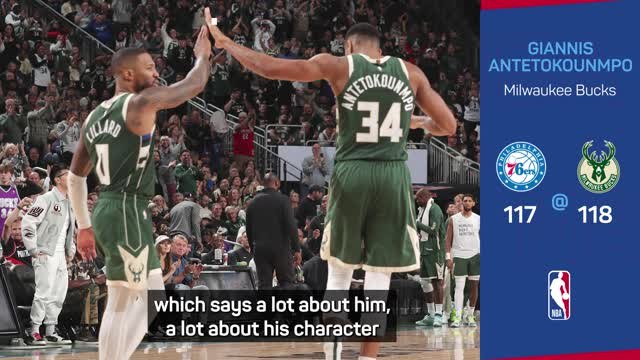 Giannis praises 'unbelievable' Lillard following 39-point Bucks debut