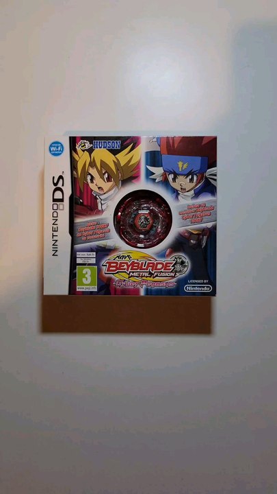 Metal fight beyblade : Cyber pegasus 100 hf. Original Hasbro and Konami Nintendo ds version. Since Tik Tok and others