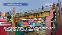 Awas! Jembatan Kaca Kampung Warna-warni Malang Retak