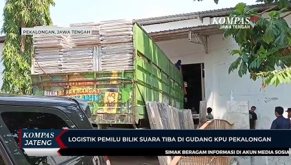 Télécharger la video: Logistik Pemilu Bilik Suara Tiba di Gudang KPU Pekalongan