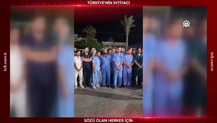 Gazzeli doktorlar "Burada kalacağız" ezgisiyle haykırdı