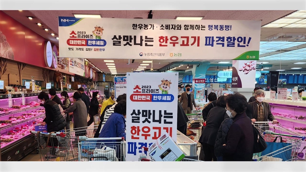[기업] 농협, 한우의 날 맞아 최대 50% 할인 판매 행사 / YTN